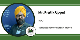 Interview Mr Pratik Uppal HOD at Renaissance University